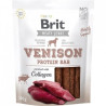 Cibo secco per cani brit jerky venison protein bar pollo disossata