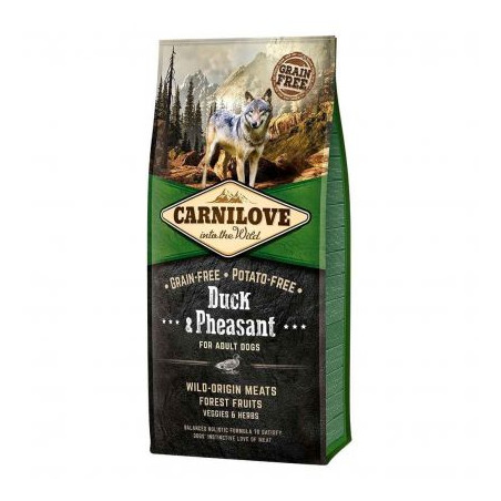 Cibo secco per cani brit carnilove duck & pheasant anatra e fagiano