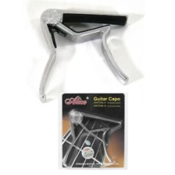 Capotasto alice osso per chitarra acustica cromato