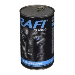 Mangime umido dolina noteci rafi classic agnello per cane adulto