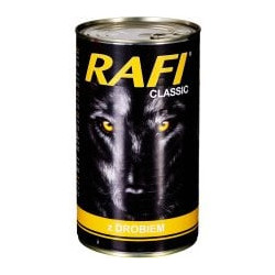 Mangime umido dolina noteci rafi classic pollame per cane adulto