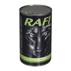 Mangime umido dolina noteci rafi classic con cervo e carote per cane