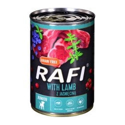 Mangime umido dolina noteci rafi junior pate' di agnello/mirtillo