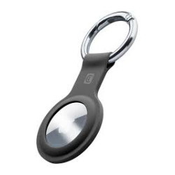 Custodia protettiva cellularline per airtags nero [airtagkeyringk]