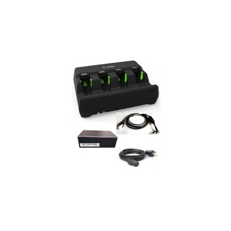 Stazione di ricarica zebra 3600 per batteria 4pz nero [sac3600-kit]