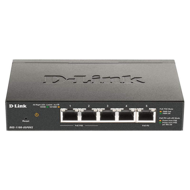Switch d-link 5-porte gestito gigabit ethernet 10/100/1000mbp/s