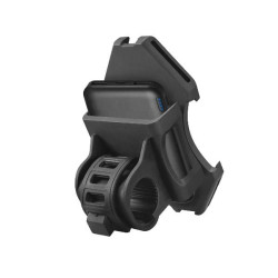 Supporto cellulare celly e batteria portatile per bici 500mah nero