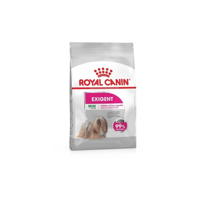 Mangime secco royal canin mini exigent verdura adulta per cane 1kg