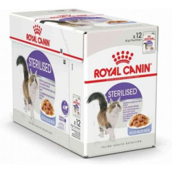 Mangime umido royal canin sterilised gelatina per gatto 12x85g