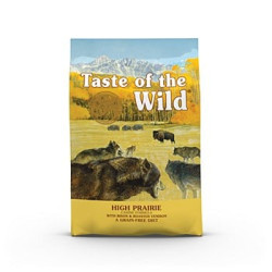 Mangime secco taste of the wild high prairie per cane 12.2kg