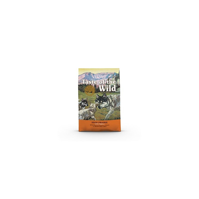Mangime secco taste of the wild puppy high prairie per cane 12.2kg