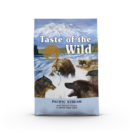 Mangime secco taste of the wild pacific stream per cane 2kg