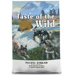Mangime secco taste of the wild puppy pacific stream per cane 5.6kg