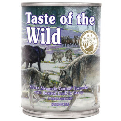 Mangime umido taste of the wild sierra mountain per cane 390g