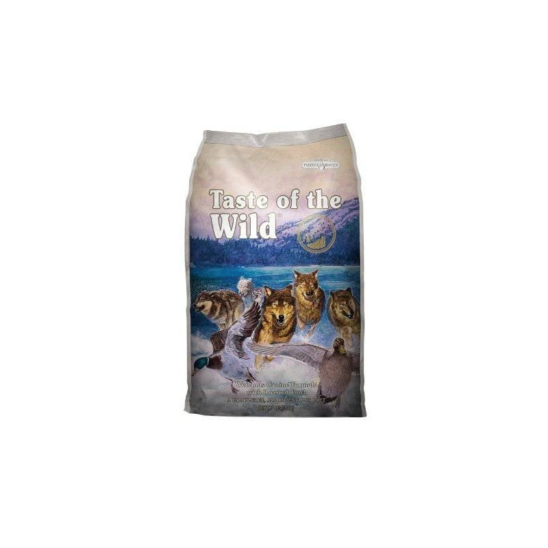 Mangime completo taste of the wild wetlands anatra per cane 5.6kg