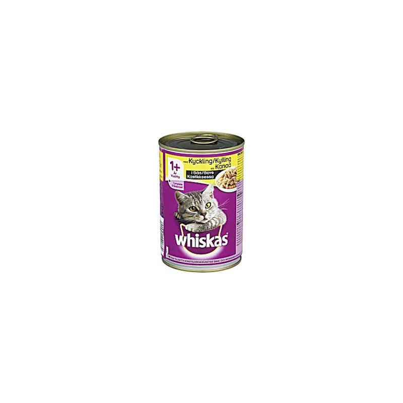 Mangime completo whiskas pollame adulto per gatto 400g