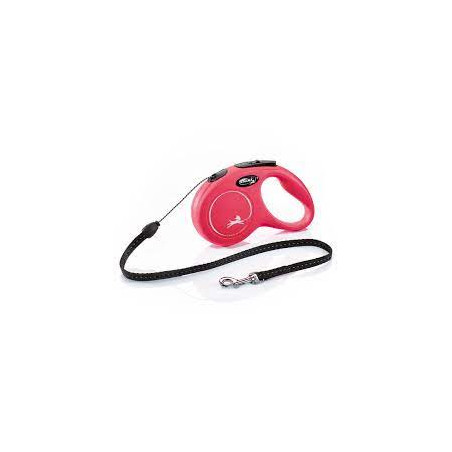 Guinzaglio automatico flexi new classic s 12kg/5m rosso