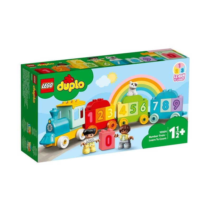 Gioco di costruzione lego duplo treno numerico - z [10954]