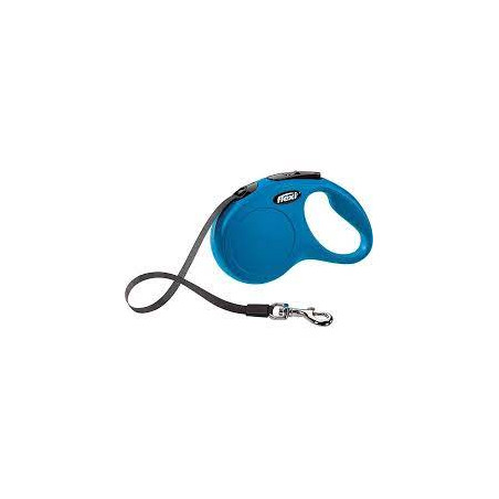 Guinzaglio automatico flexi new classic s 15kg/5m blu