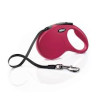 Guinzaglio automatico flexi new classic m 25kg/5m rosso