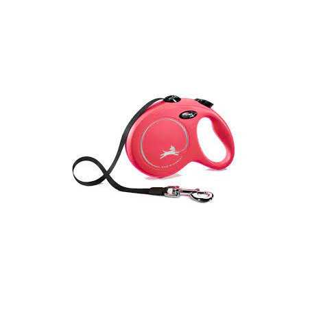 Guinzaglio automatico flexi new classic l 50kg/5m rosso