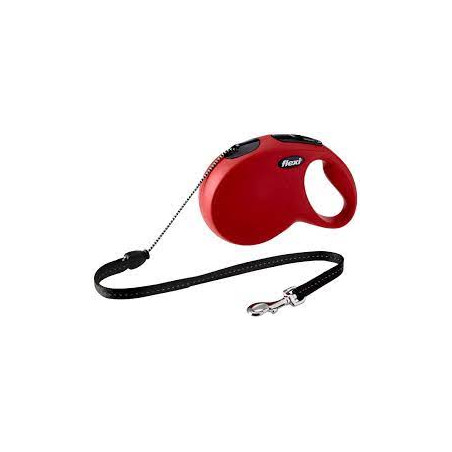 Guinzaglio rettratile flexi new classic m 20kg/8m rosso