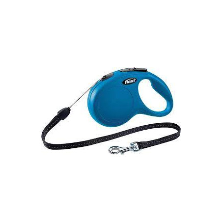 Guinzaglio automatico flexi new classic s 12kg/8m blu