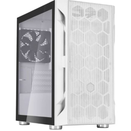 Case silvstone fara h1 m micro atx t/g bianco [sst-fah1mw-g]