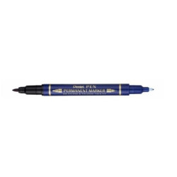 Marcatore permanente pentel twin tip cf 12 blu [n75w-ce]