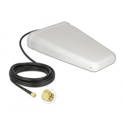 Antenna delock direzionale lte spina sma 7 a 9 dbi con cavo di collegamento