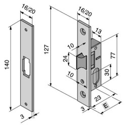 Serratura welka per montanti [11515010]