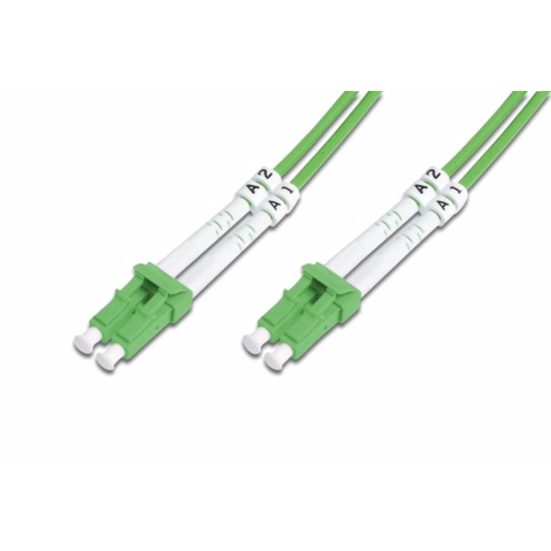 Cavo fibra ottica digitus 2fo lc / lc m / m om5 50/125 2m verde /