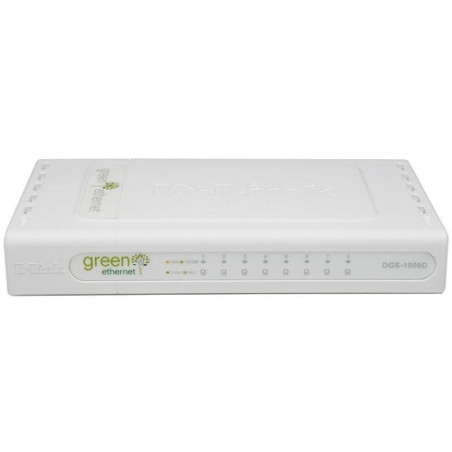 Switch d-link 1gbit 8port dgs-1008d green ethernet retail