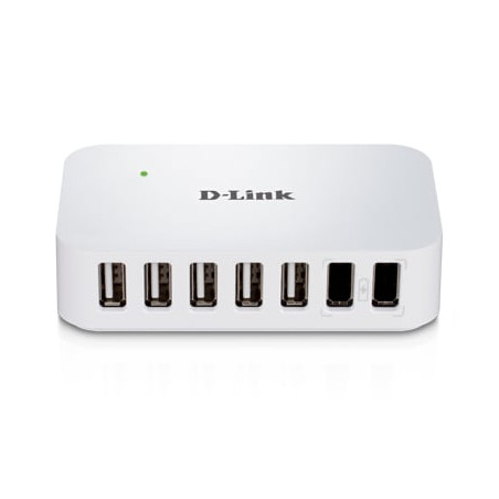 Hub usb d-link usb 2.0 7 porte dub-h7 [dub-h7/e]