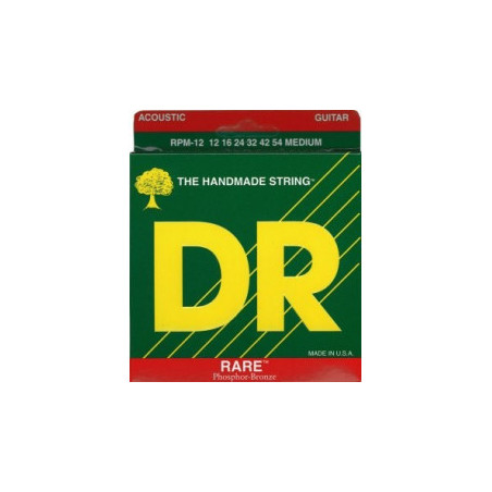 Corde chitarra acustica dr rpm-12 rare