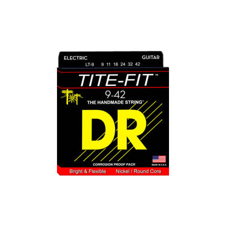 Corde chitarra elettrica dr lt-9 tite-fit