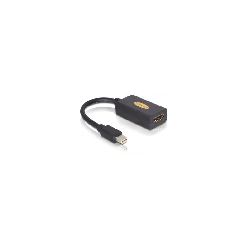 Adapter delock displayport mini st.19pin hdmi-bu. 0,18m [bk]