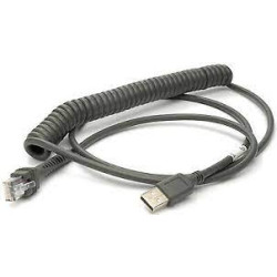 Cavo di collegamento datalogic usb tipo-a pot coil 2.4m [90a052187]