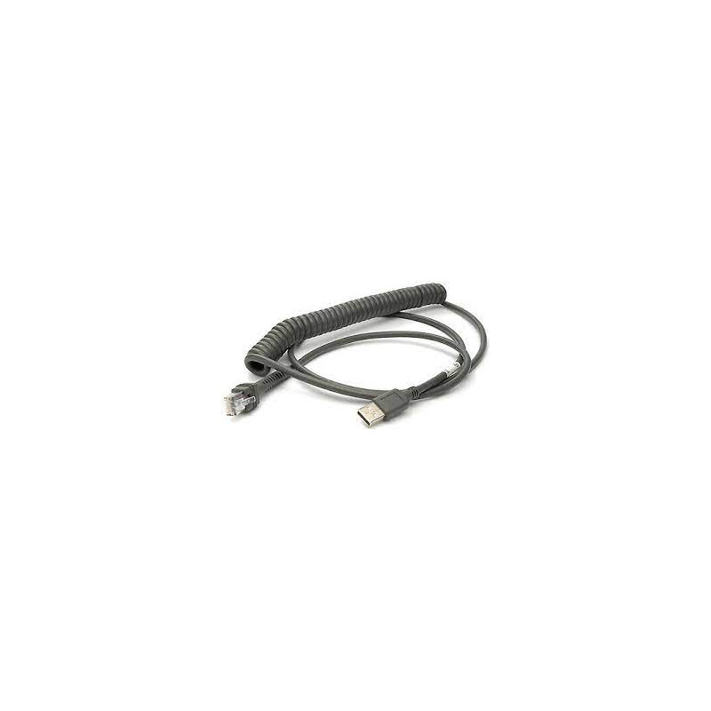 Cavo di collegamento datalogic usb tipo-a pot coil 2.4m [90a052187]