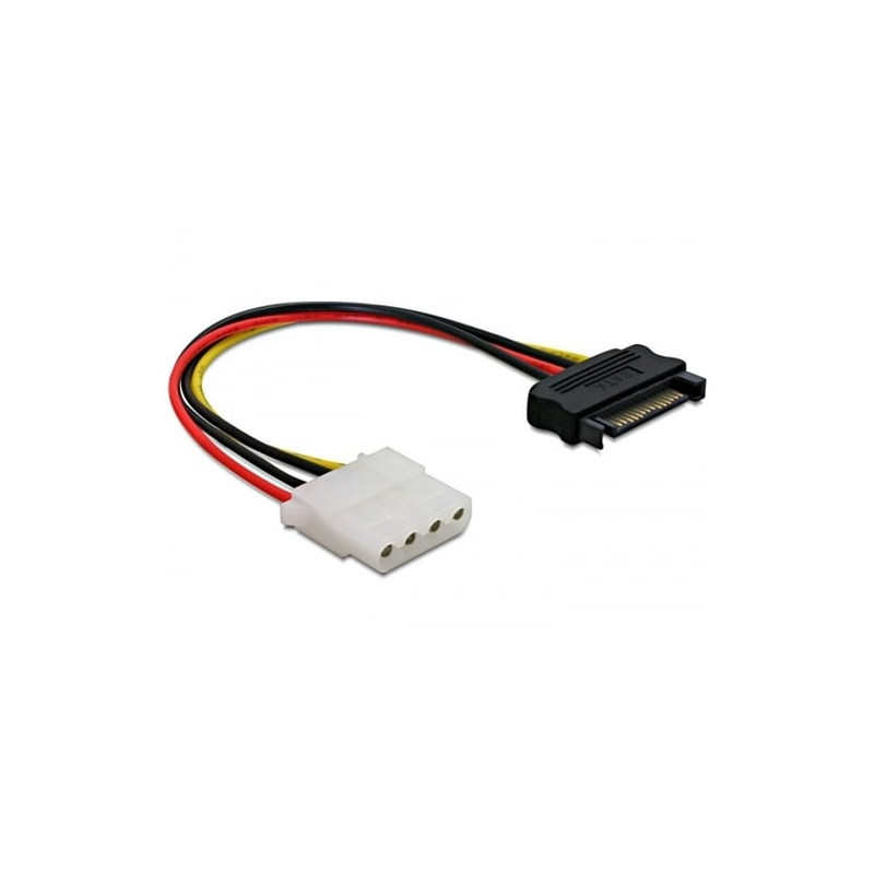 Cable adapter delock sata 15pin.st. 4pin molex bu. 0,12m [60115]