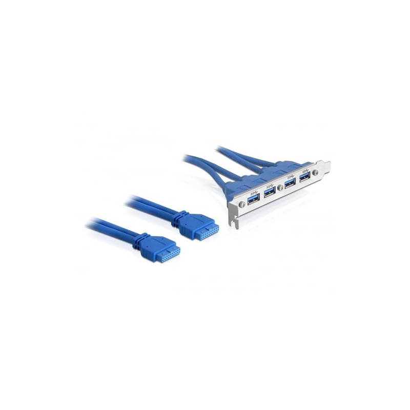 Adattatore cavo delock slotblech 2xusb3.0 pinheader 4x usb3.0 a-bu.