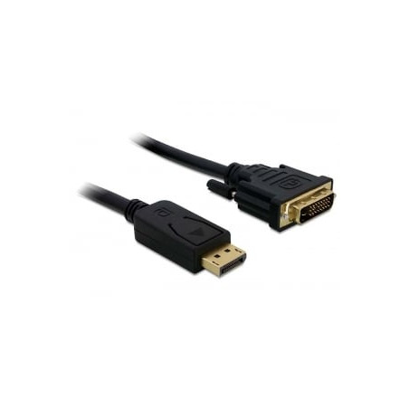 Displayport/dvi 1 m delock 24+1pin gold [bk] [82590]