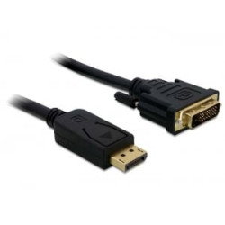 Displayport/dvi 3 m delock 24+1pin gold [bk] [82592]