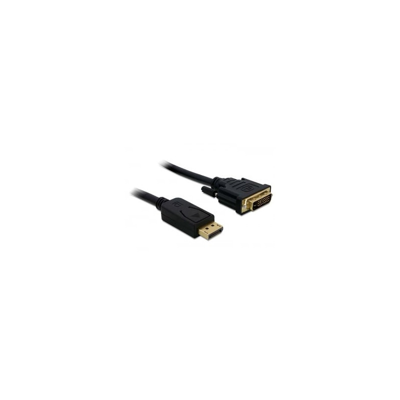 Displayport/dvi 3 m delock 24+1pin gold [bk] [82592]