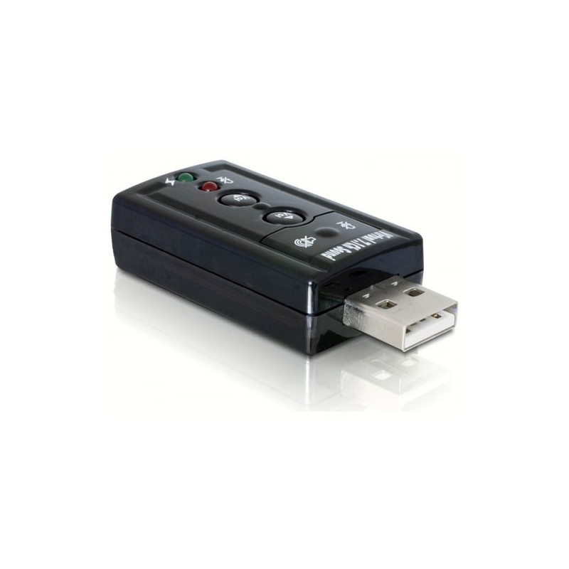 Scheda audio esterna delock usb 2x 3.5mm [61645]