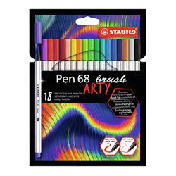 Stabilo cf18 pen 68pz brushstift arty [568/18-21-20]