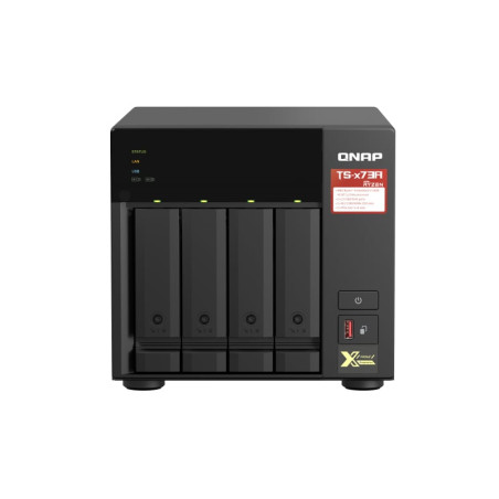 nas qnap tower ethernet lan hdd e ssd nero [ts-473a-8g]