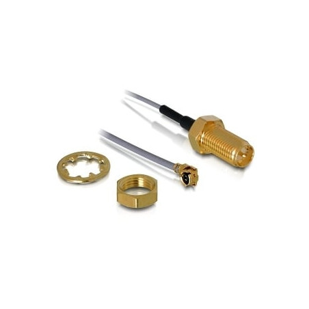 Cavo antenna delock wlan i-pex - rp-sma st/bu 0,20m bulk