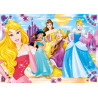 Puzzle clementoni supercolor maxi-principessa disney 104pz [23714]