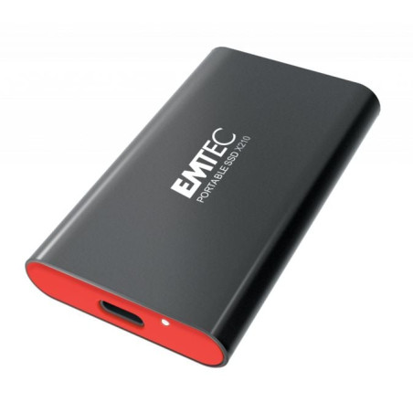 Ssd esterno 256gb emtec usb 3.2 x210 500 mb/s portatile